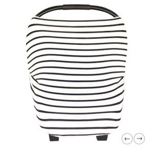 5-in-1 Multi-Use Cover Copper Pearl, City - Black and White Striped